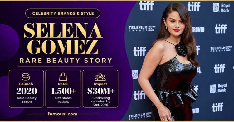 Selena Gomez Rare Beauty story
