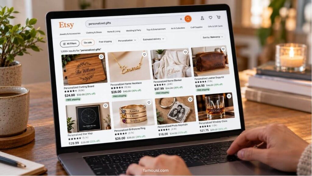 Etsy sales